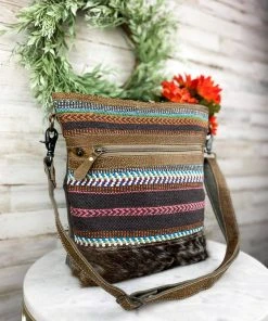 Myra Aztec Cowhide Tiered Handbag