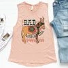 Thelattimoreclaim Featured Graphic Tees Heather Pink Bad Ass Mamacita Tank