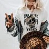 Thelattimoreclaim White Bad Witch Vibes Graphic Tee 1 Thelattimoreclaim White Bad Witch Vibes Graphic Tee
