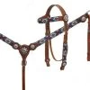 Multi-Color Beaded Cinchy Cowgirl Headstall Set | Stylish Horse & Dog Headstall Sets 2 The Cinchy Cowgirl Headstall Sets Multi Color Beaded Headstall Set