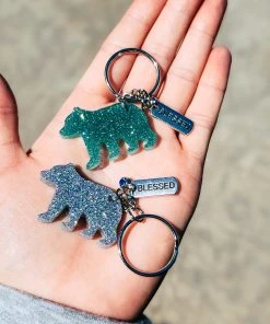 The Cinchy Cowgirl Resin Keychains Bear Minis (Set Of 2) Keychain