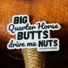 The Cinchy Cowgirl Stickers Quarter Horse Butts Sticker