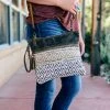 Myra Handbags & Wallets Boho Aztec Neutral Crossbody Handbag