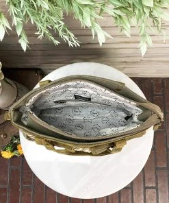 Myra Boho Aztec Neutral Tote Handbag Handbags & Wallets