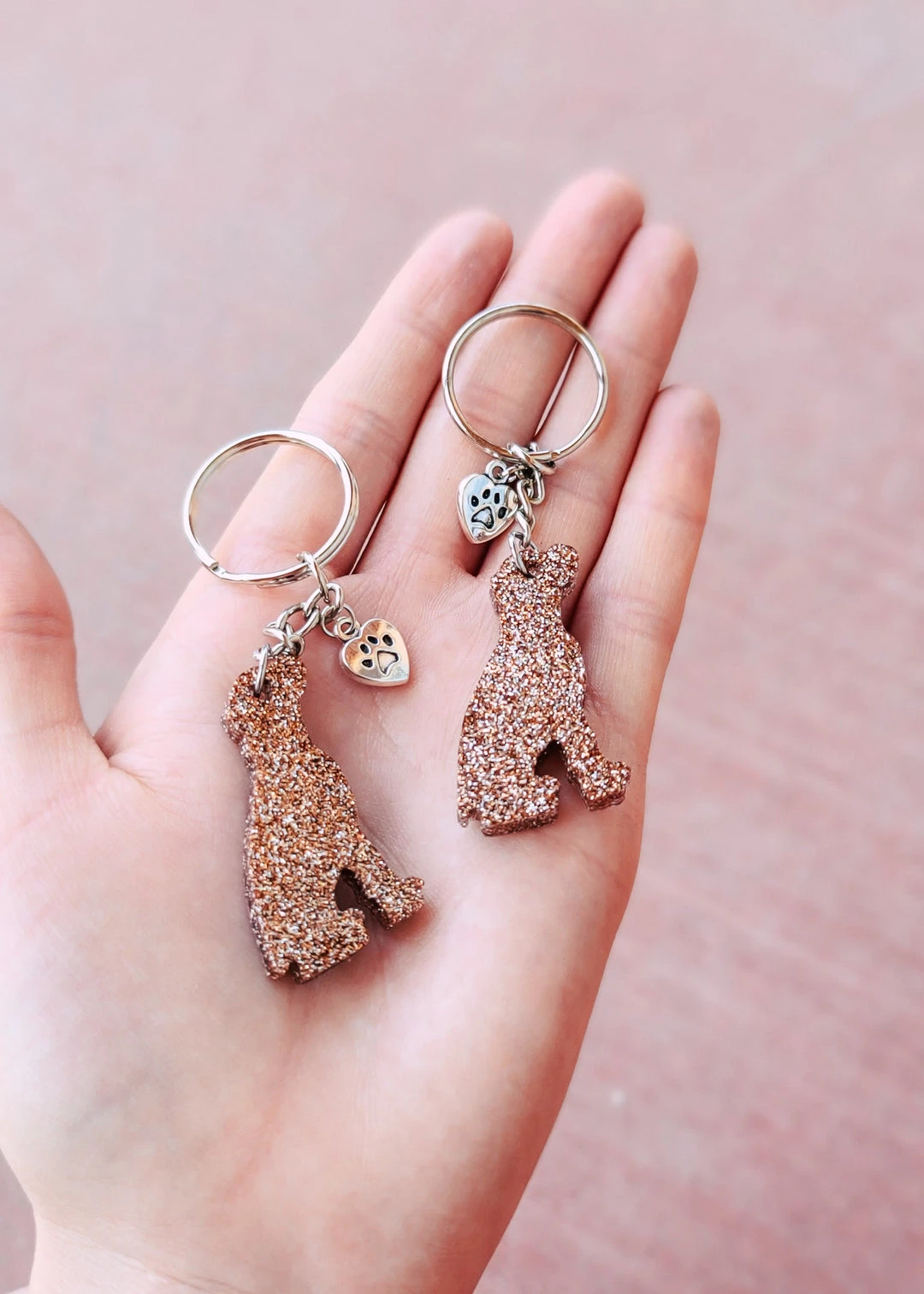 The Cinchy Cowgirl Champagne Boxer Minis (Set of 2) Resin Keychains - Perfect Gift for Cowgirl Lovers 3 The Cinchy Cowgirl Champagne Boxer Minis (Set Of2) Keychain