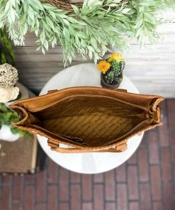 American Darling Handbags & Wallets Concealed Carry Brown & White Cowhide Handbag