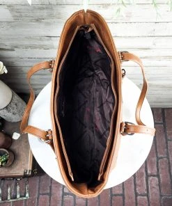 Montana West Concealed Carry Brown Aztec Tote with Mini Tote - MEGA SALE -The Cinchy Cowgirl Store brownaztecandminitotehandbagset1 1080x