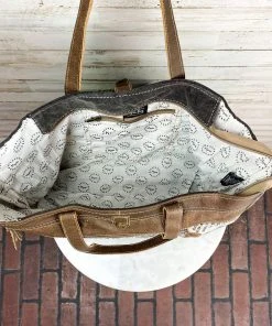 Myra Brown Chevron Aztec Weekender Bag