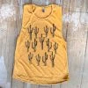 Thelattimoreclaim Mustard Cactus Tank Featured Graphic Tees