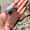 The Cinchy Cowgirl Resin Keychains Champagne Cow Head Keychain