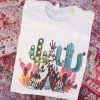 Thelattimoreclaim Cactus Teepee Short Sleeve Tee Featured Graphic Tees