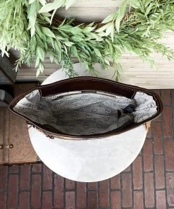 Myra Coffee Floral Tooled Fringe Crossbody Handbag – Stylish & Functional 13 Myra Handbags & Wallets Coffee Floral Tooled Fringe Handbag