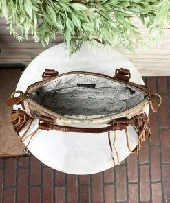 Myra Concealed Carry Vintage Ray Southwestern Small Tote Handbag