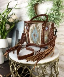 Myra Concealed Carry Vintage Ray Southwestern Small Tote Handbag