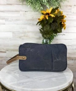 Sixtease Turquoise & Cowhide Cosmetic Travel Bag Handbags & Wallets