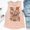 Thelattimoreclaim Featured Graphic Tees Heather Pink Cosmic Hat & Stars Tank