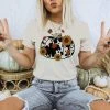 Thelattimoreclaim Featured Graphic Tees Cream Cow Print Pumpkin Tee