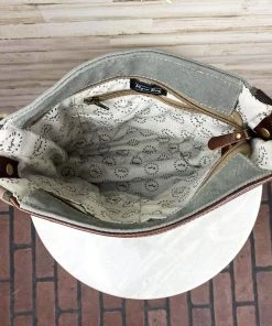 Myra Aztec Leather Cowhide Shoulder/Crossbody Handbag Handbags & Wallets