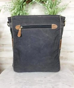 Myra Handbags & Wallets Dark Vintage Floral Handbag