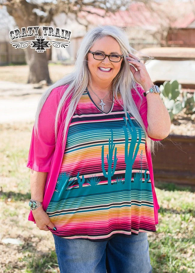 Crazy Train Desert Breeze Cactus Tank Top - MEGA SALE - Stylish & Comfortable Summer Wear 3 Crazy Train Desert Breeze Cactus Tank Top >> MEGA SALE <<