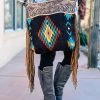 American Darling Dixie Dolly Aztec Crossbody Fringe Handbag Handbags & Wallets