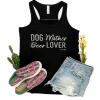 The Cinchy Cowgirl Clothing Black Dog Mother Beer Lover Tank