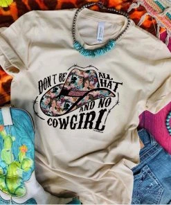 Thelattimoreclaim Cream Don't Be All Hat Tee