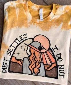 Thelattimoreclaim Featured Graphic Tees Bleached Mustard Dust Settles Tee