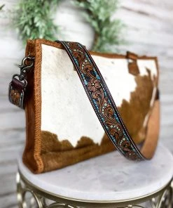 American Darling Floral & Teal Purse Strap