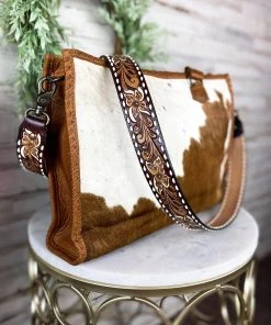 American Darling Floral Buckstitch Purse Strap Handbags & Wallets