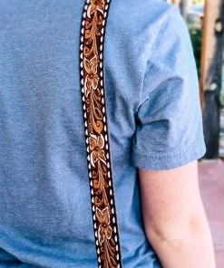 American Darling Floral Buckstitch Purse Strap Handbags & Wallets