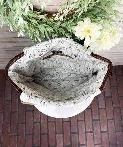 Myra Floral Pattern Cowhide Tote Handbag - MEGA SALE - Stylish & Durable Women's Bag -The Cinchy Cowgirl Store floralpatterncowhidetotehandbag4 1080x