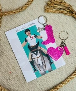 Hunt Seat Get Well Soon Greeting Card [CARD ONLY] >> MEGA SALE <<