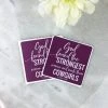 The Cinchy Cowgirl God Found The Strongest Women Stickers- 2 Pack Accessories, Gifts & More