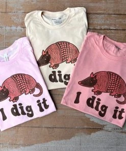 Thelattimoreclaim I Dig It Armadillo Tee Featured Graphic Tees