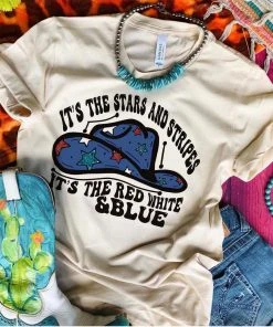Thelattimoreclaim Featured Graphic Tees Cream It's The Stars & Stripes Tee