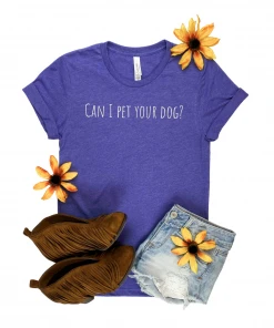 The Cinchy Cowgirl Clothing Lapis Pet Your Dog Short Sleeve Tee