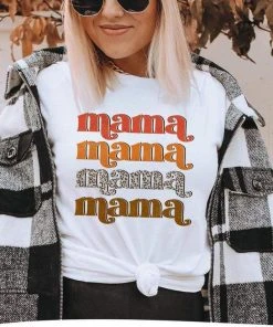 Thelattimoreclaim White Mama Retro Tee