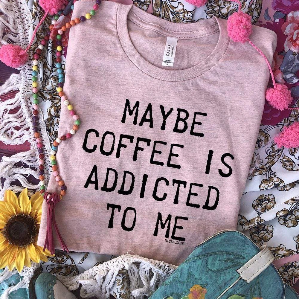 Thelattimoreclaim Peach Maybe Coffee Graphic Tee - Stylish & Comfortable Featured Graphic Tee 3 Thelattimoreclaim Peach Maybe Coffee Graphic Tee