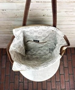 Myra Handbags & Wallets Multi Color Aztec Pocket Tote Handbag