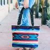 Montana West Handbags & Wallets Multi Color Aztec Tote Handbag
