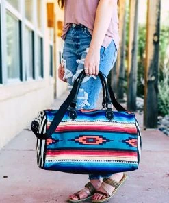 Montana West Multi Color Aztec Weekender Bag Handbags & Wallets