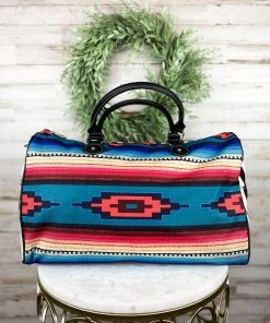 Montana West Multi Color Aztec Weekender Bag Handbags & Wallets