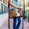 Myra Cowhide & Steer Skull Crossbody Handbag >> MEGA SALE <<