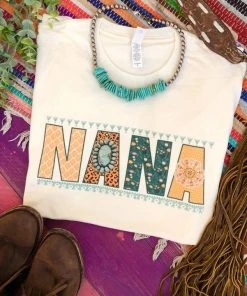 Thelattimoreclaim Cream Nana Tee