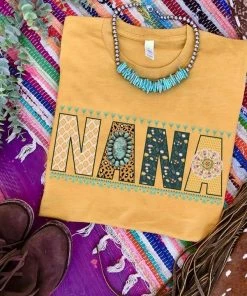 Thelattimoreclaim Mustard Nana Tee