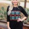 Crazy Train Aztec Trends Top - >> MEGA SALE << | Stylish & Comfortable Women's Fashion 1 Crazy Train Aztec Trends Top