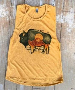 Thelattimoreclaim Mustard Navasota Tank Featured Graphic Tees