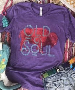 Thelattimoreclaim Purple Old Soul Tee