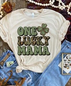 Thelattimoreclaim Cream One Lucky Mama Tee